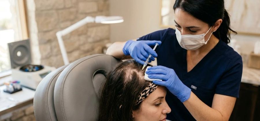 Hair restoration (PRP for alopecia)